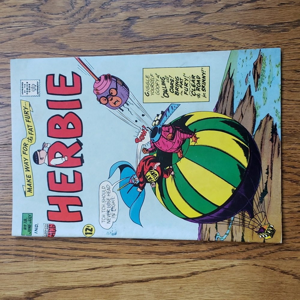 Vintage 60s Herbie No. 18 American Comics Group Comic Book